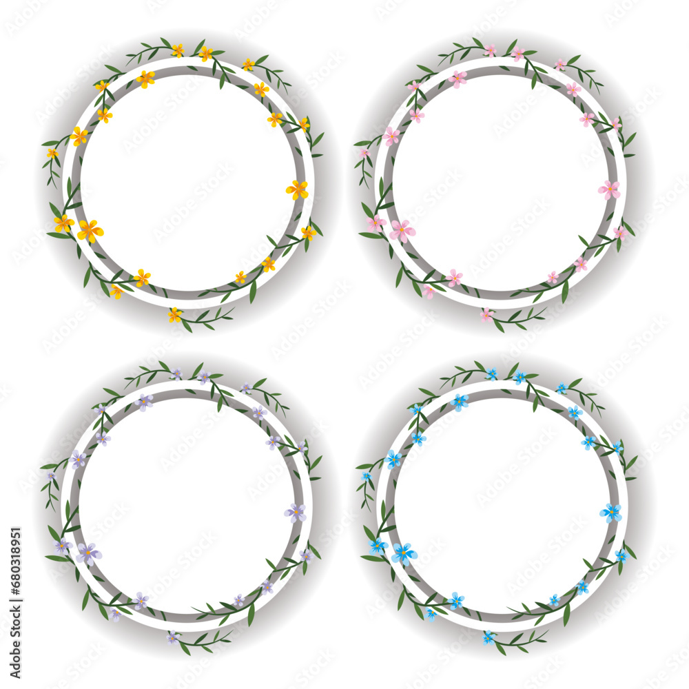 Flower vines Wedding Template Frame Flower vines Wedding Template Frame