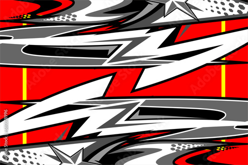 vector abstract racing background design with a unique line pattern and a combination of bright colors, suitable for your racing design