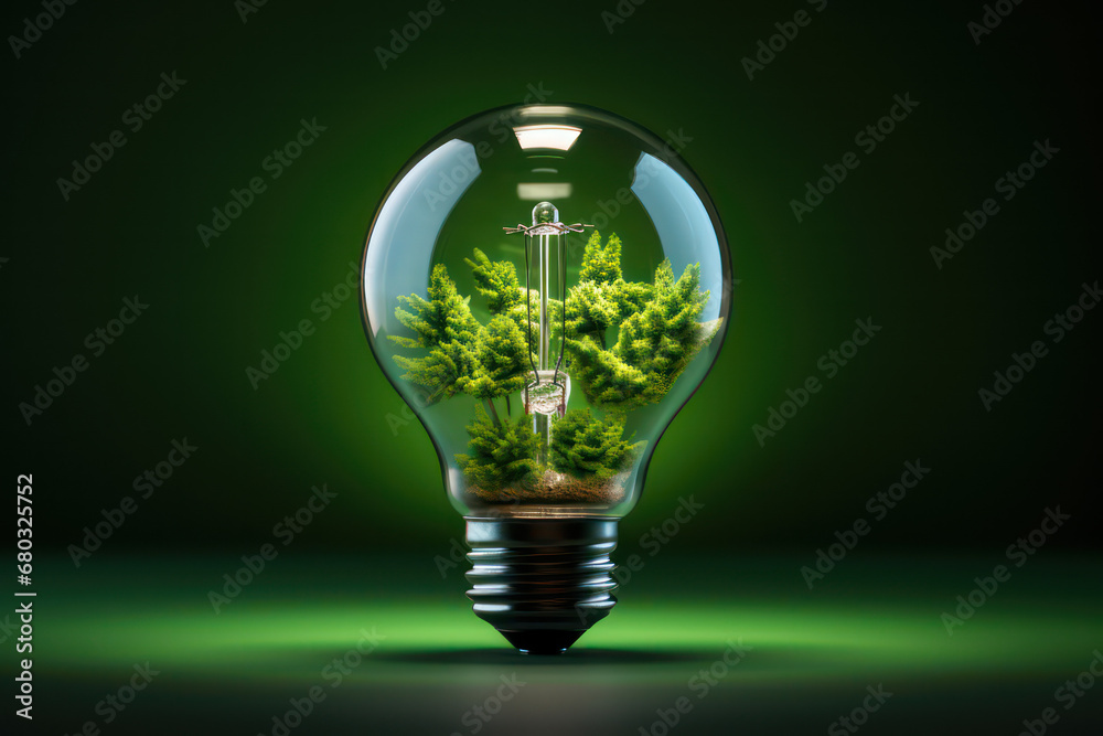 Eco green energy design background