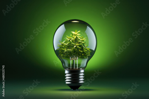 Eco green energy design background