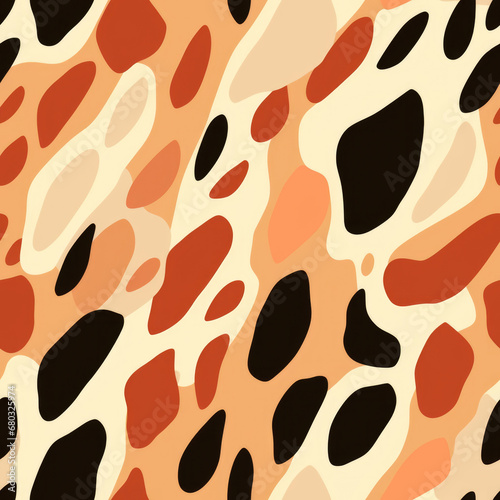 Animal skins seamless pattern. Animalistic abstract wallpaper. For fabric design.