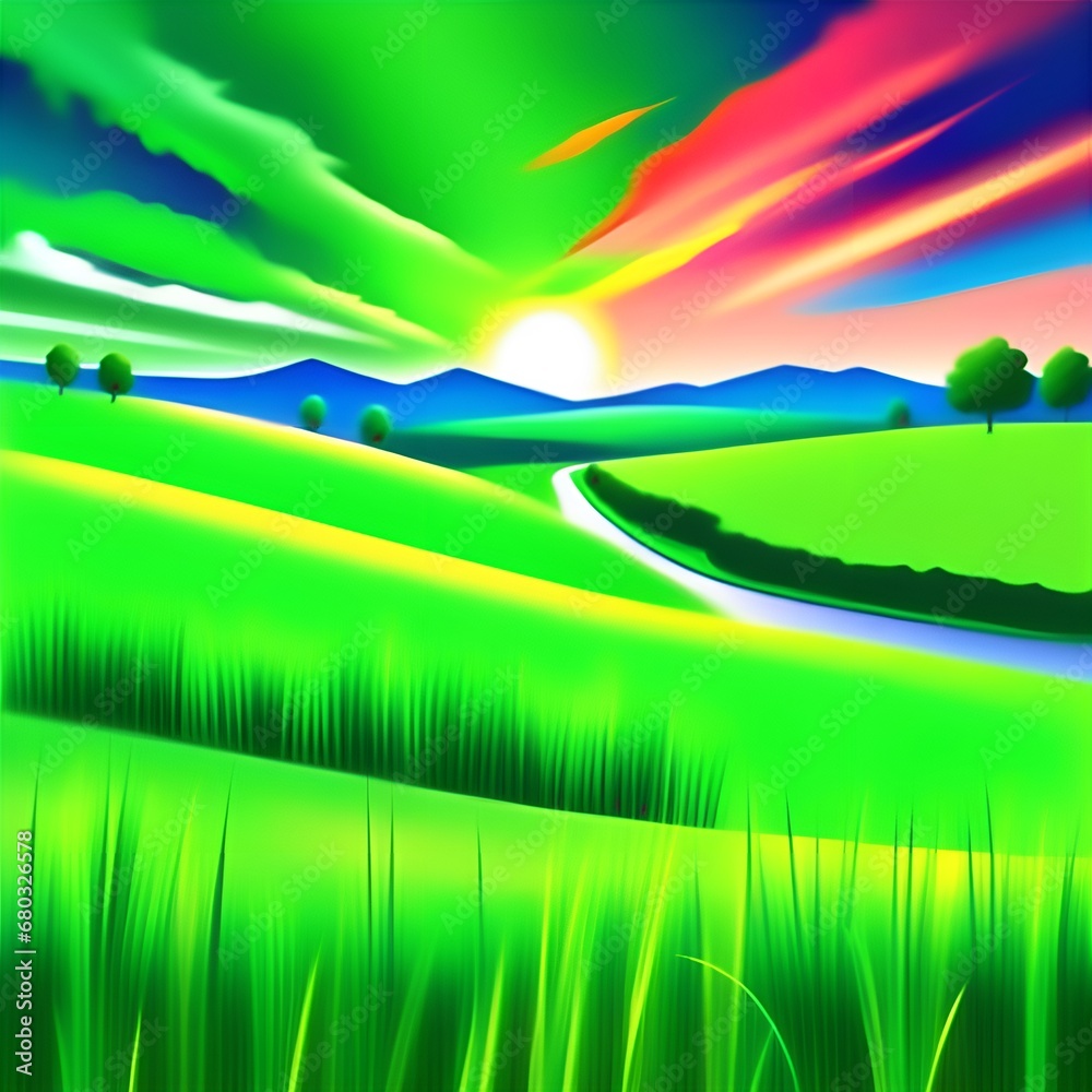 Obraz premium 아름다운 자연 풍경