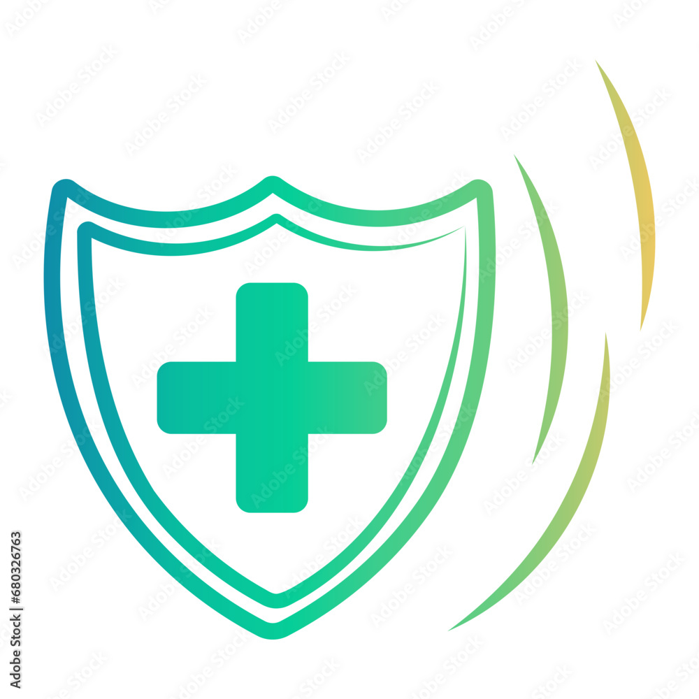 Fototapeta premium health insurance icon