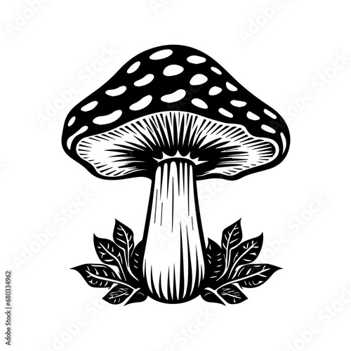  Enchanting Mushroom Forest Vector Illustration