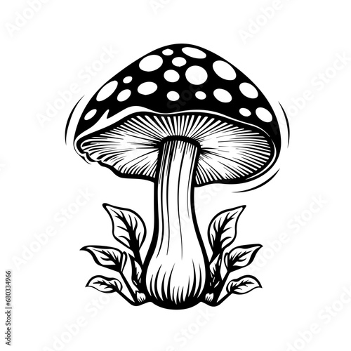  Enchanting Mushroom Forest Vector Illustration