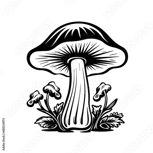  Enchanting Mushroom Forest Vector Illustration