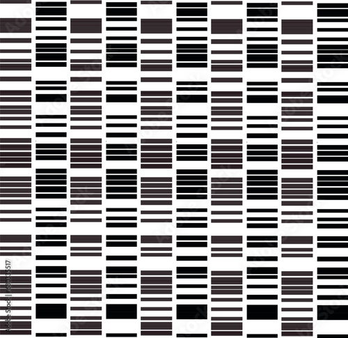 Pillars with horizontal lines similar to a product barcode