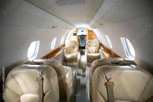 Private Jet Interior photo
