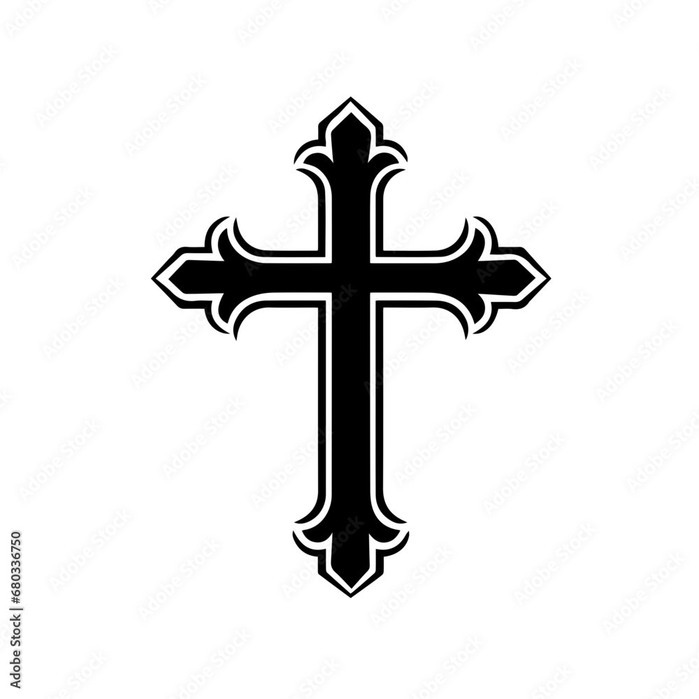 Cross Symbol Vector Illustration Cross Symbol Vector Illustration