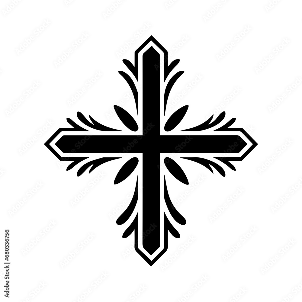 Cross Symbol Vector Illustration Cross Symbol Vector Illustration