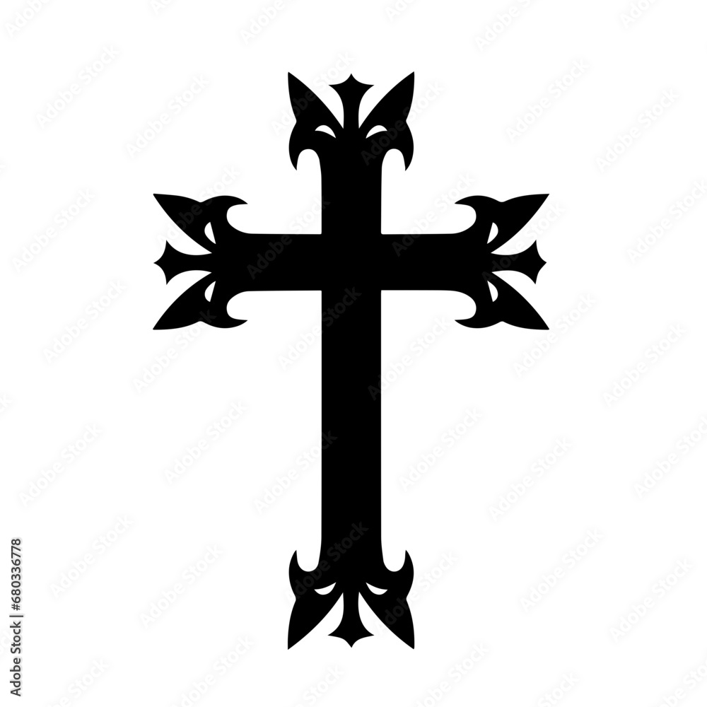 Cross Symbol Vector Illustration Cross Symbol Vector Illustration