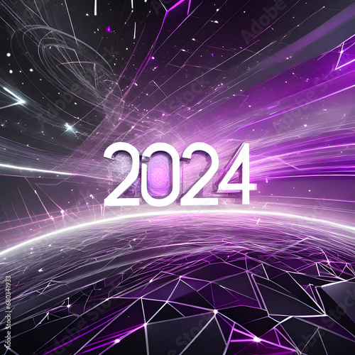 New year 2024 background