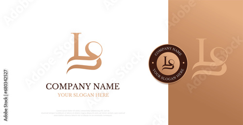 Initial LS Logo Design Vector 
