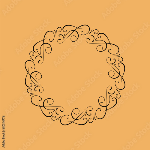Wreath ornament frame (ID: 680344776)