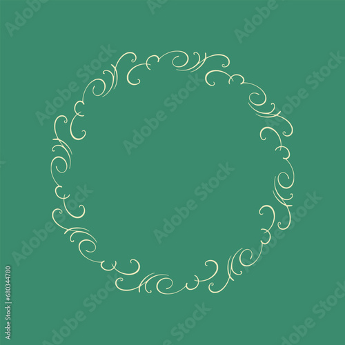 Wreath ornament frame (ID: 680344780)