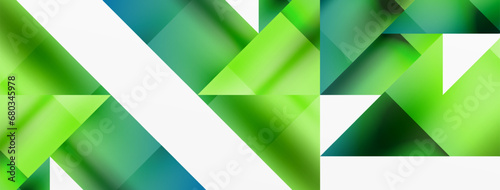 Captivating vector abstraction. Triangles interlock in mesmerizing dance, crafting dynamic geometric backdrop. Fusion of shapes and angles creates artful symphony of modern design