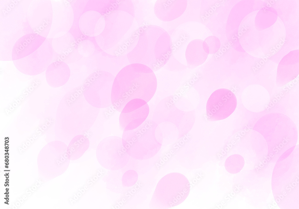 ピンク色のキラキラ・ふわふわした背景素材