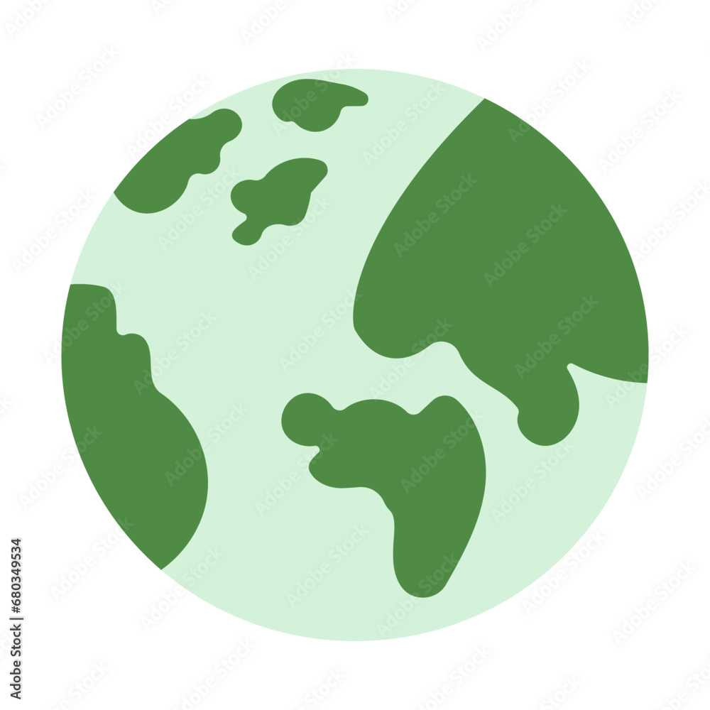 planet earth eco protection space green icon planet earth eco protection space green icon