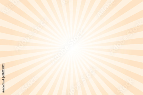 Sunburst recto background. Bisque yellow rectangular recto backdrop. Abstract sunbeam background design for various purposes.	