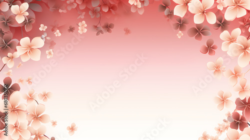 Small floral pattern PPT background poster web page, large blank background