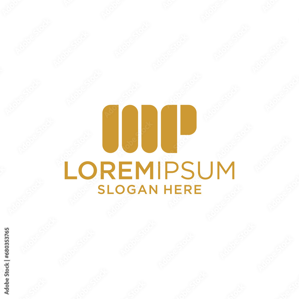 m p logo design m p logo design