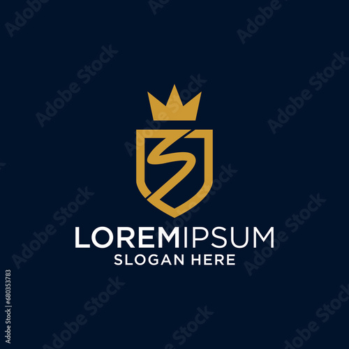 s crown logo design