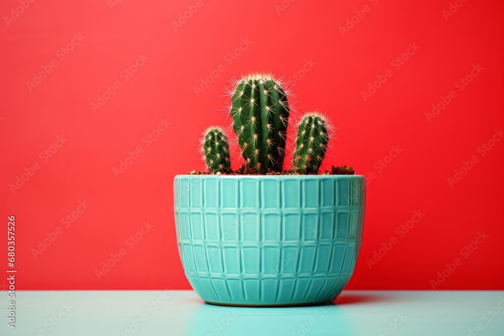サボテンの鉢植え,Generative AI AI画像 サボテンの鉢植え,Generative AI AI画像
