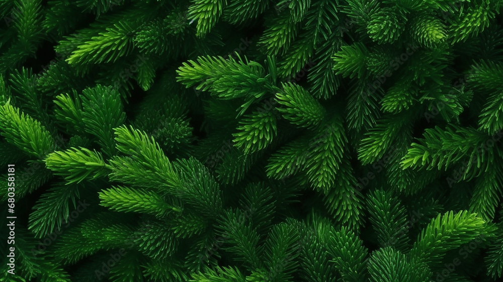 Top_down_tree_background_banner_Christmas_tree_branc
