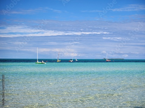 boats on the sea