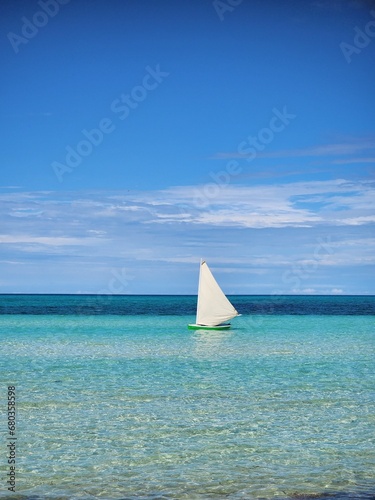 sailboat on the sea