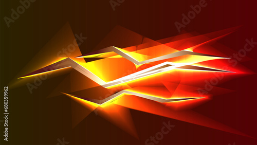 Flare race car sticker stripes with neon glowing effects