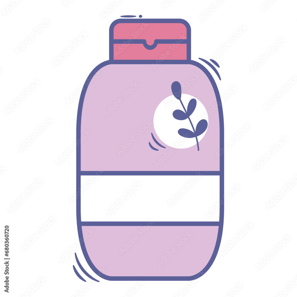 Doodle micellar element. Vector element with skincare theme and doodle hand drawn style. Illustration. Doodle micellar element. Vector element with skincare theme and doodle hand drawn style. Illustration.