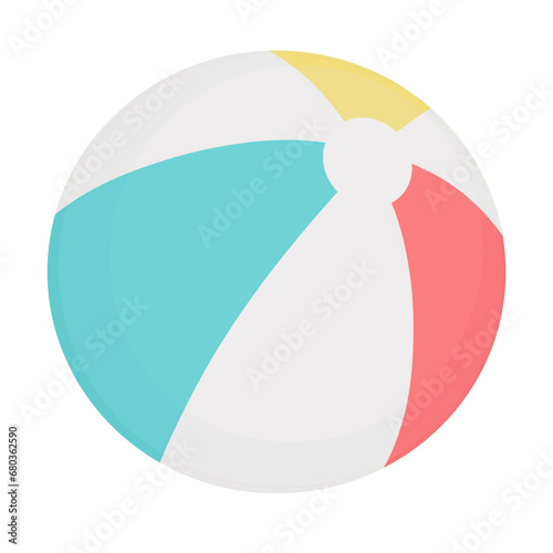 Wallpaper Mural beach ball and sea Torontodigital.ca