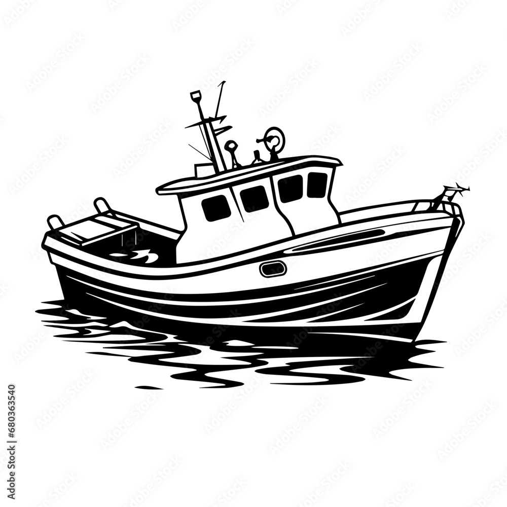 Fishing Motor Boat