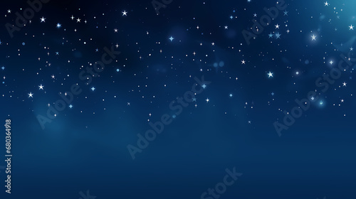 Starry sky abstract poster web page PPT background, digital technology background © jiejie