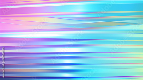 Abstract 3d shape of light iridescent background.Beautiful abstract background.Vivid, holographic colors.AI Generative 