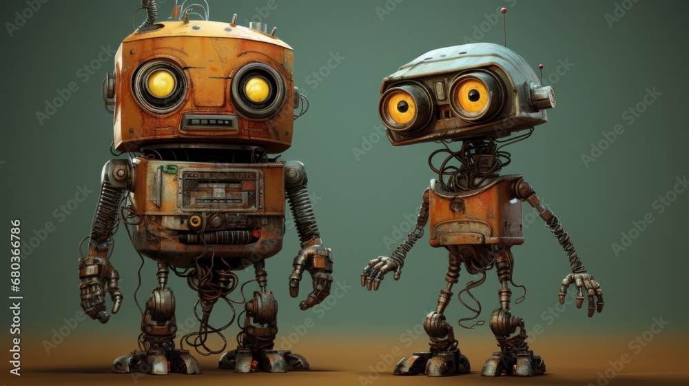 zombie robot background wallpaper ai generated zombie robot background wallpaper ai generated