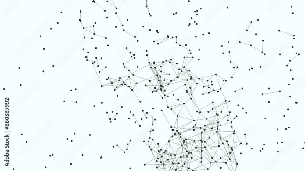 A black and white image displays a grid-like pattern of interconnected points, with each point connected to four others by black lines A black and white image displays a grid-like pattern of interconnected points, with each point connected to four others by black lines
