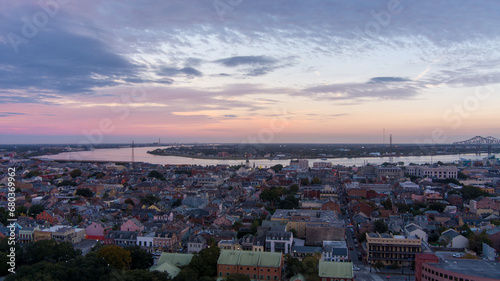 Downtown New Orleans, Louisiana at sunset © George