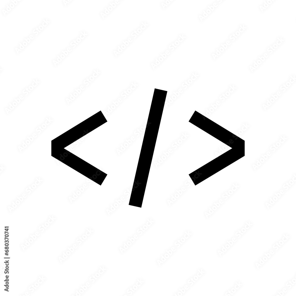 code icon symbol coding sign icons. web vector icon code icon symbol coding sign icons. web vector icon