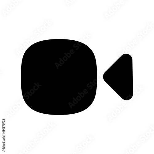 camera video icon. video camera icon button for streaming , facetime icons video call symbol. cinema movie sign. web vector icon