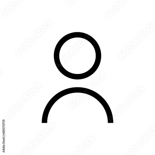 profile user icon, login account sign, male person profile avatar symbol. web vector icon