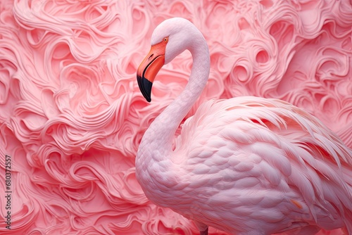 Flamingo Pink Cotton Candy Swirls: A Dreamy Delight © Michael