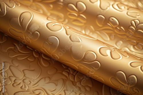 Gold Luxe: Seamless Textile for a Rich and Luxurious Design photo