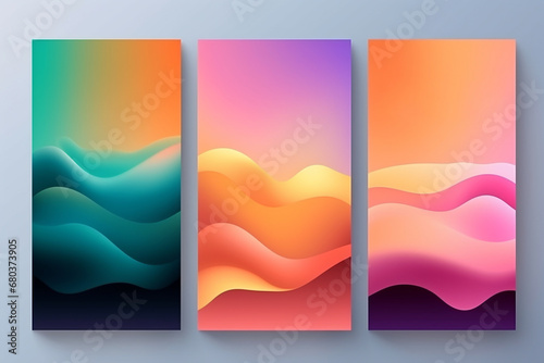 Set of eight abstract backgrounds. Hand drawn various shapes and doodle objects. Contemporary modern trendy	
