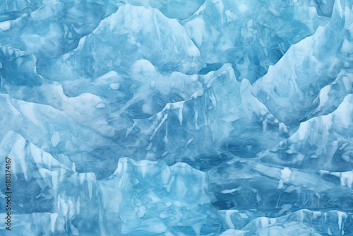 Iceberg Blue Hues: Captivating Frozen Glacier Patterns