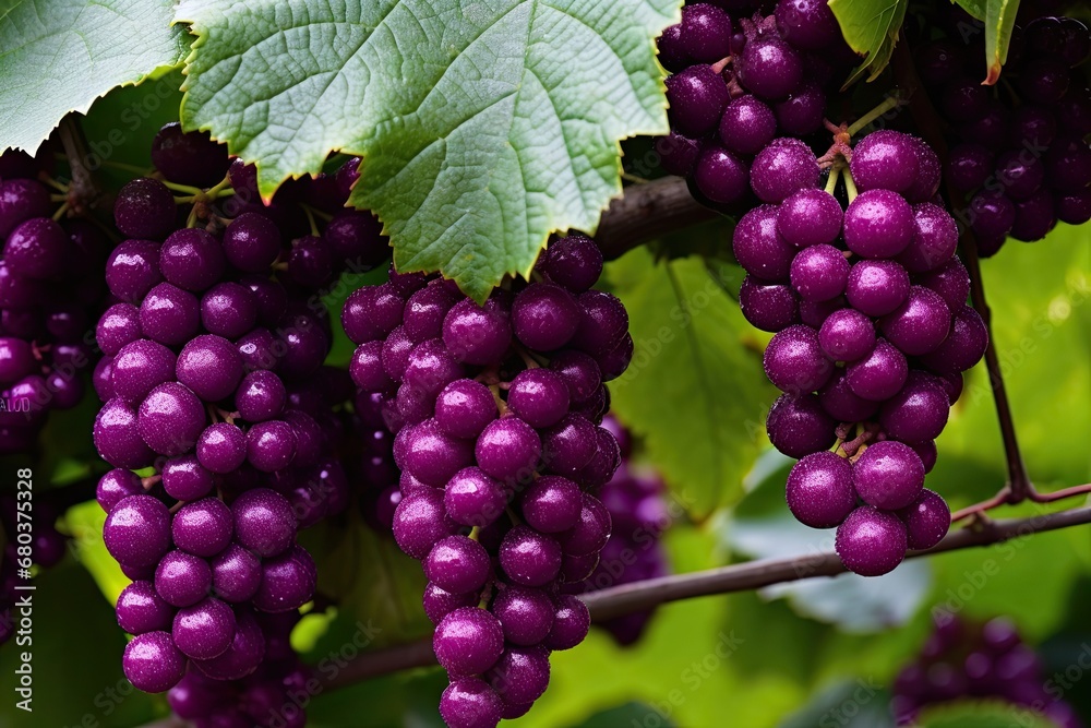 Rich Mulberry Delight: Captivating Image of a Mulberry Bush Showered in a Vibrant Fruity Hue