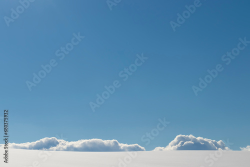 北海道美瑛町　美瑛の丘の雪景色 photo