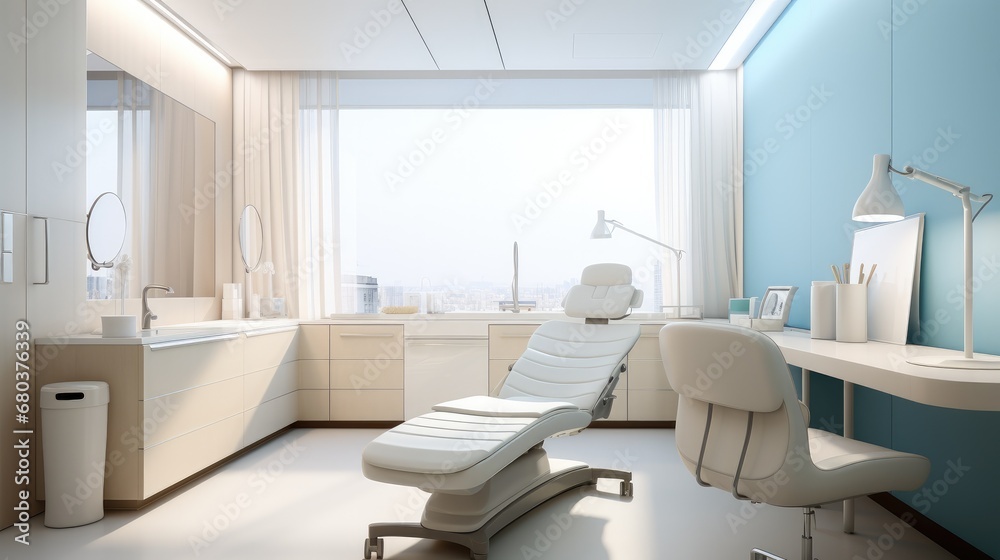 Minimalist small practical doctor room, Clean tiny. Minimalist small practical doctor room, Clean tiny.