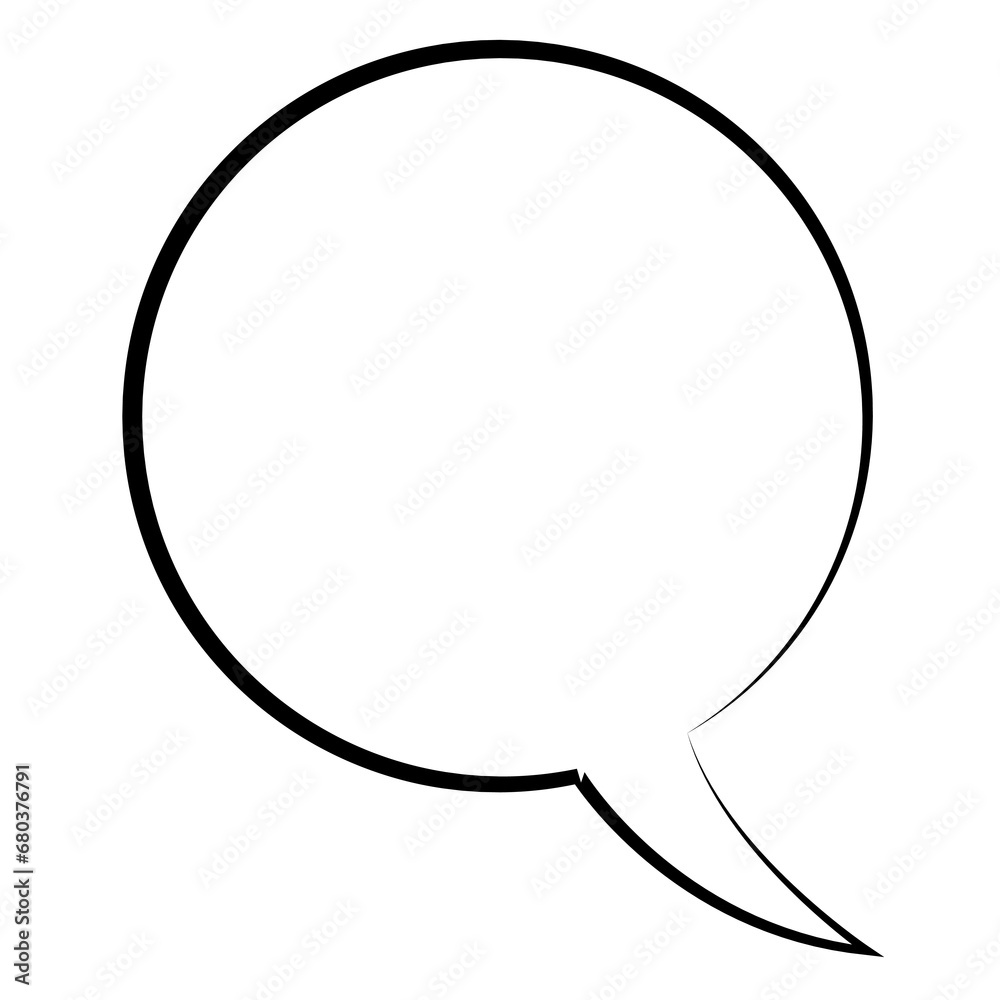 Digital png illustration of speech bubble on transparent background Digital png illustration of speech bubble on transparent background